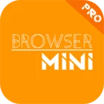 browser mini pro android application logo